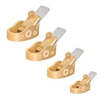 4 Pieces Thumb Plane Miniature Tool Smooth for Fine Woodworking, Luthiers