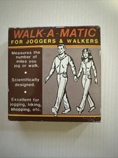 Walk-A-Matic for Joggers and Walkers Mile Counter Japan 1985 Vintage Free Ship