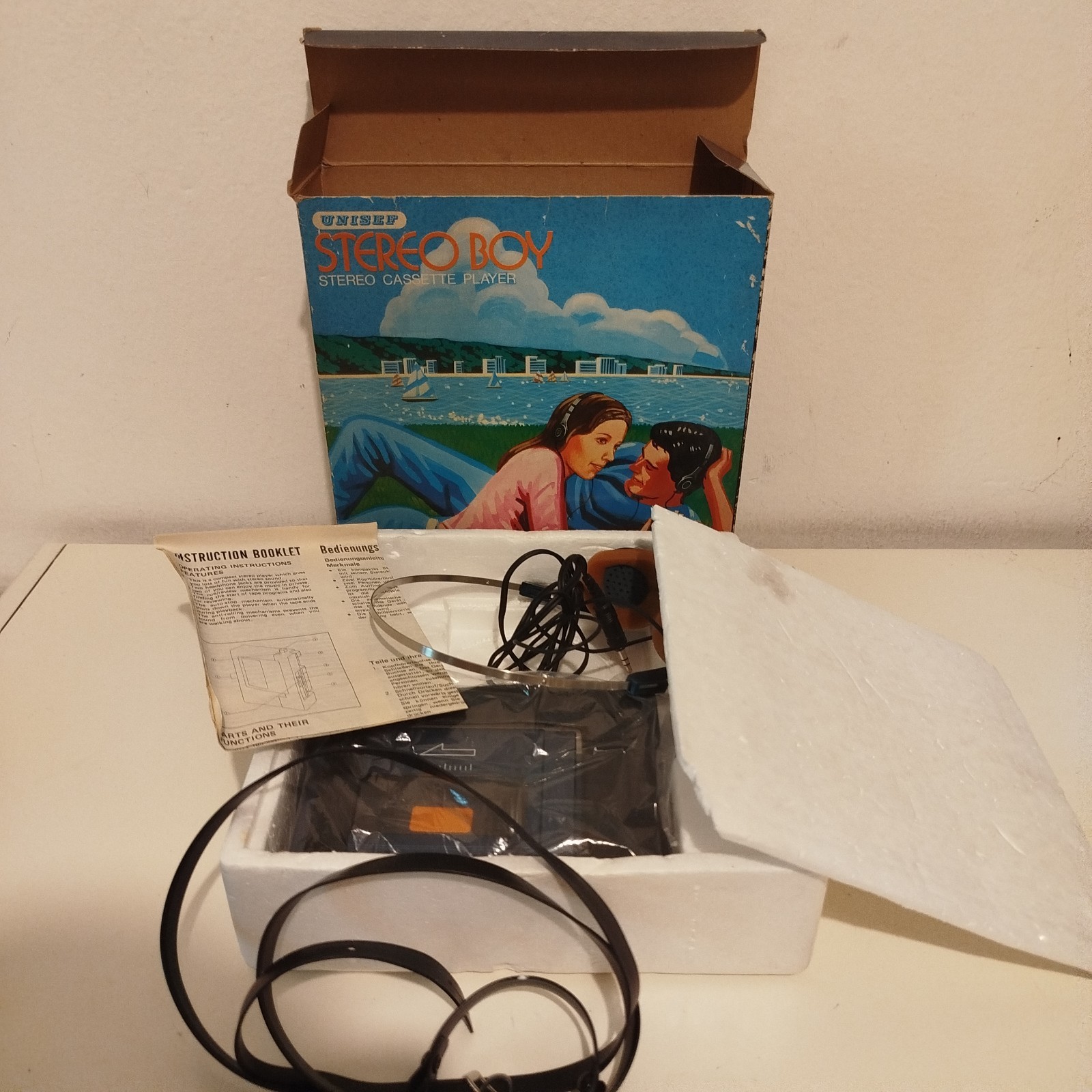 Unisef Stereo boy Tu-1 Originale boxato Completo clone del Sony Walkman TPS-L2