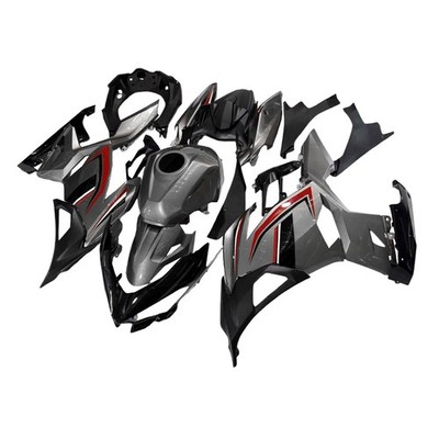 Grey Red Black ABS Fairings Bodywork For Ninja 500 EX500 2024 2025 2026 Kawasaki
