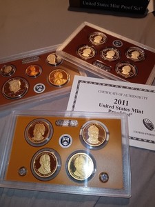 2011 United States Mint Proof Set 14 Coins with Certificate of Authenticity