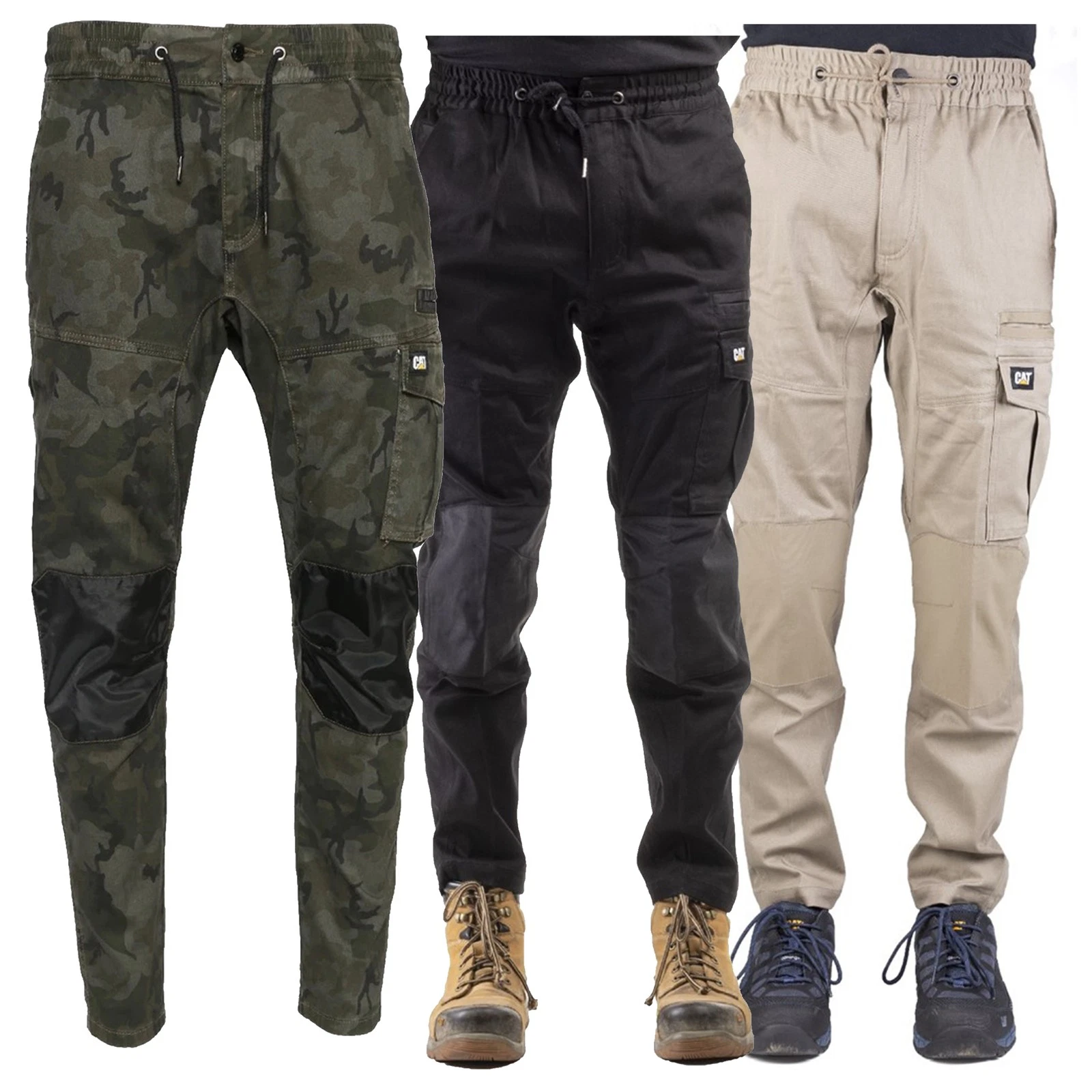 Men Caterpillar Dynamic Cargo Slim-Fit Stretch Work Trousers 30 to 42 - 30/32"
Opens in a new window