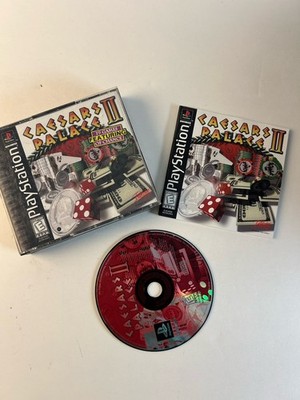 Caesar's Palace 2 PS1 Complete Casino Strategy Game