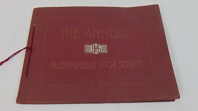 Old The Annual Bloomfield NJ High School Year Book 1915 Paper Back 110 years