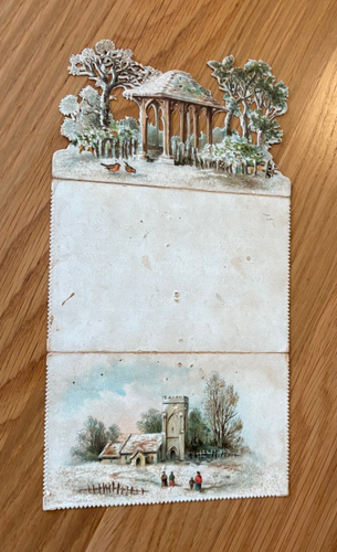 Vintage President McKinley Christmas Card Booklet with Photo