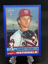 2025 Topps Heritage High Number Robert Hassell III RC #517 Blue Border Parallel