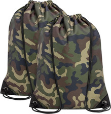 2PCS Drawstring Bags Bulk, String Backpack for Men Women, Cinch Bag Draw String