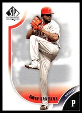 Ervin Santana 2009 SP Authentic #54 Angels MLB READ FREE SHIPPING AutographDen