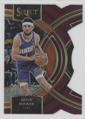 2023 Panini Select Premier Level Maroon Prizm Die-Cut 140/175 Devin Booker 01su