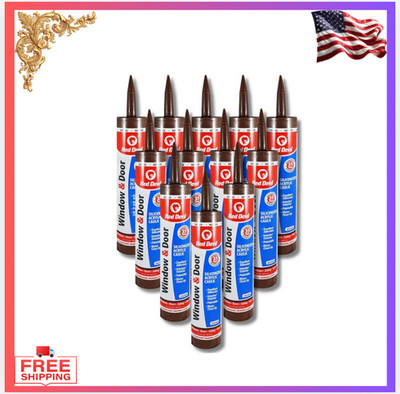 New 084640 Brown Acrylic Caulk for Windows & Doors