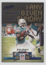 2021 Panini Prestige Any Given Sunday Xtra Points Blue 163/249 Kenyan Drake 00gy