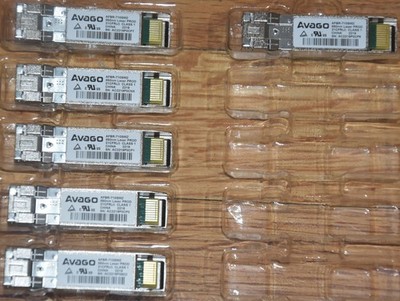 LOT of 6 AVAGO AFBR-710SMZ 10GbE 10GBase-SR SFP+ 850nm Optical Transceiver