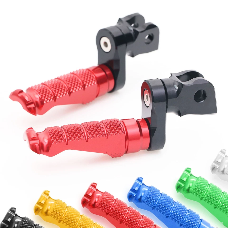 R-FIGHT estriberas bajas delanteras 25 mm rojas para Ducati 996/S/R todo el año Foto 2 de 4