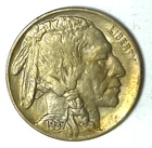 1937 S 5c Buffalo Nickel Rare Five Cents US Coin San Francisco
