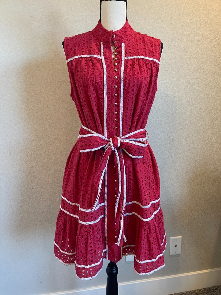 j marie red dress J. Marie Women's The Andy Ruffle Neck Dress