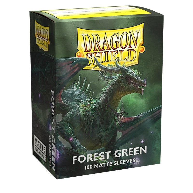 Dragon Shield 100 Card Sleeves Matte - Forest Green - NEU & OVP