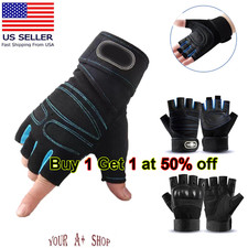 Weight Lifting Gym Gloves Fitness Training Workout Crossfit Exercise Men Women