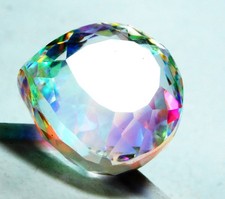 Natural 57.50 Cts Mystic Topaz Pear Cut Loose Gemstone 219