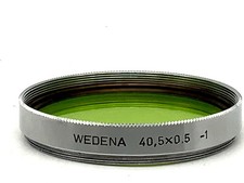 Wedena Color Filter Green 40.5X0.5 -1 Filter 40.5Mm Circular Filter Thread