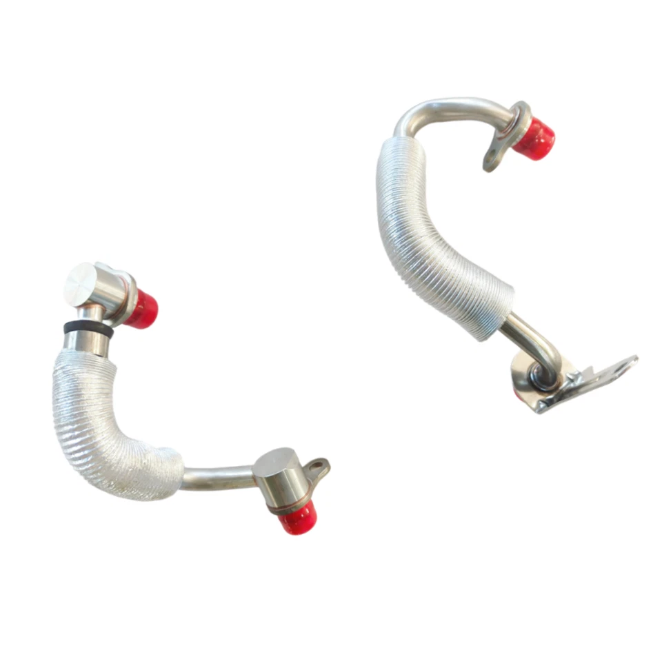 Set of 2pcs Turbocharger Coolant Hose Fit BMW 320i 328i 11538663516 11538663517 Foto 2 de 4