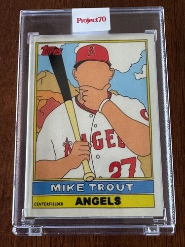 Topps Project 70 Mike Trout Card #27 by Fucci - Los Angeles Angels