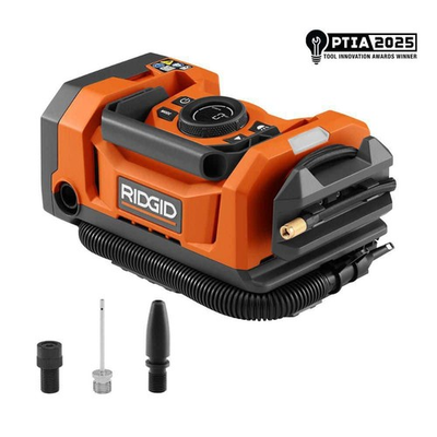 #ad #ad RIDGID 18V Dual Function Cordless Inflator Tool Only w Valve Adaptor Nozzles $89.95