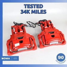 14-21 Jaguar X152 F-Type Front & Rear Brake Caliper Set w/ Actuator Red OEM 34k