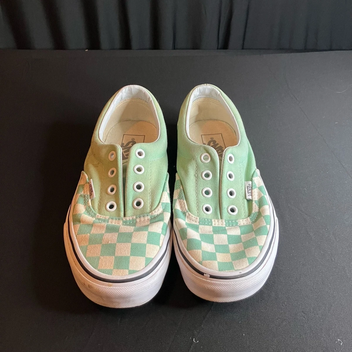 Vans Era Checkerboard - Neptune Green for sale | eBay