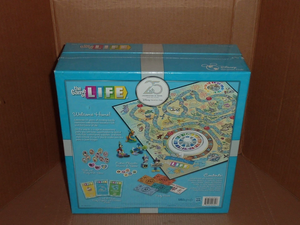 The Game of Life Disney Vacation Club 25 Year Anniversary Board Game New READ - Image 4 of 4