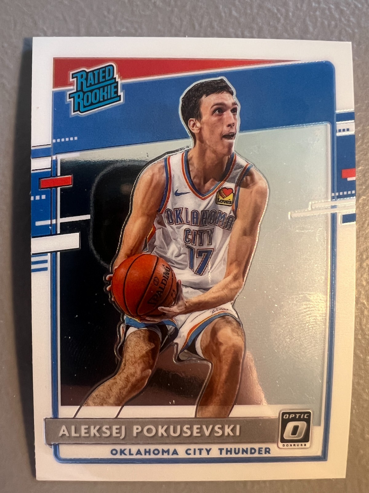 2020-21 Panini Donruss Optic - Aleksej Pokusevski ( Thunder ) Rated Rookie #167