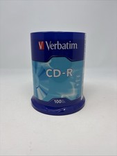 Verbatim CD-R 700MB, 52 X, 80 Minutes, 4-100 Packs Factory Seal CASE OF 4