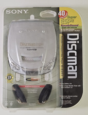 NEW VTG Sony Walkman Discman Super ESP2 Portable Music CD Player D-E251