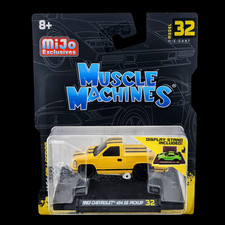 Muscle Machines 1:64 1993 Chevrolet 454 SS Pickup Truck Limited Edition   Yellow