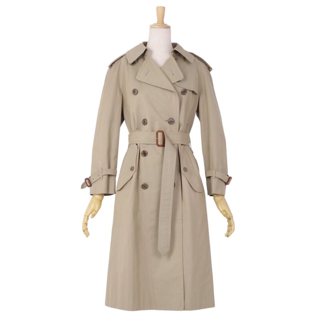 Vintage Burberry Burberrys Coat Trench 100% Cotton Outer Womens 9AB2 Used MOLO-0 thumbnail 2