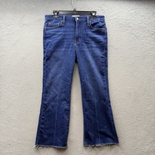 L.T.J. Letter To Juliet Sicily Jeans Stretch Raw Hem USA Made Women’s Size 29