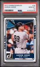 2017 Panini Donruss Aaron Judge #38 Rookie Card PSA 10 GEM MINT