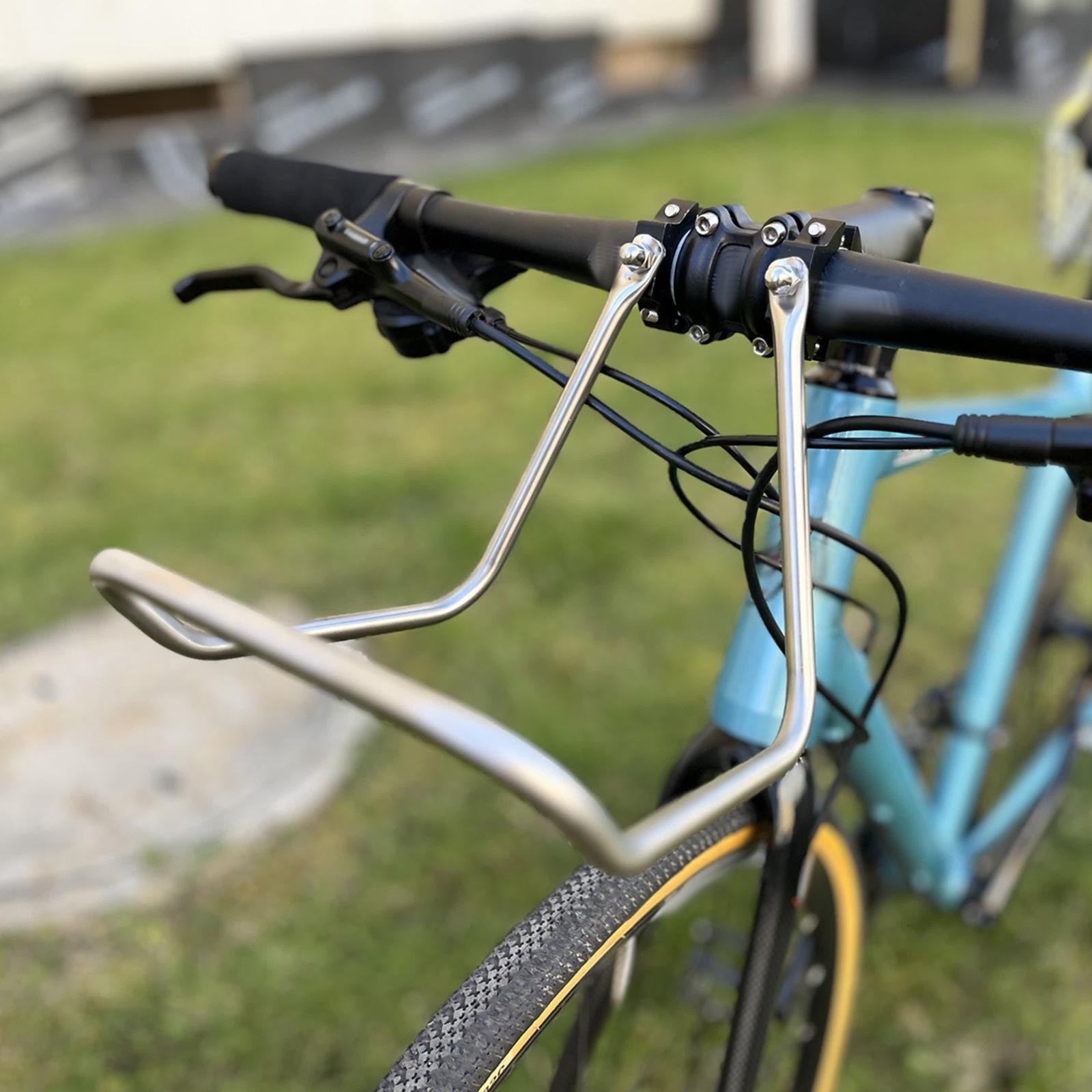 Stainless Steel Bike Front Carrier Rack Handlebar Mount Lugg