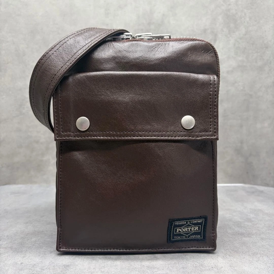 Porter Leather Men's Brown for sale | eBay