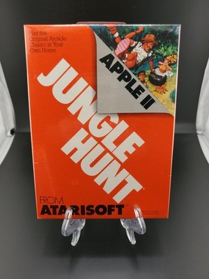Jungle Hunt (Apple II) AtariSoft 1983 - SEALED w/ Hang Tab