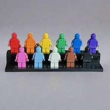 Pride Tribute Set - 11 Custom Monochrome Figures – Brick Compatible Minifigures