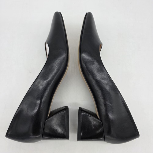 Franco Sarto Zapatos Mujer Talla 6 Medianos Negro Jesslyn Cuero Tacón Bloque Vestido - Imagen 10 de 13