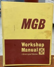 MGB workshop manual binder