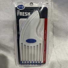 New Vintage 2006 Goody Hair Pick Lift Comb Curved Handle Blue Dipped 58122