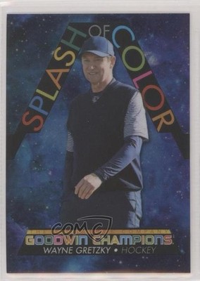 2022 Goodwin Champions Splash of Color Platinum Cosmic Wayne Gretzky HOF o7m