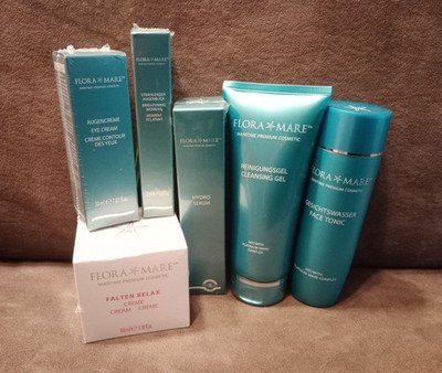 FLORA MARE Paket u.a. Augencreme, Falten Relax, Hydro Serum, Reinigungsgel - neu