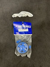 Airtronics Vintage RC Car Part # 99512B Blue Transmitter Steering Wheel & Knobs