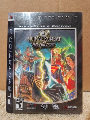 Mortal Kombat vs DC Universe PS3 Kollector's Edition + Promo Card, Extras Disc