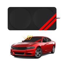 Windshield Sun Shade for Dodge Charger Challenger Durango Ram Acces... Fast Ship