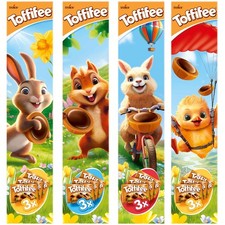 Toffifee Ostern 1x XXL-Pack 3x15er Schokolade 375g versch. Motiv (23,97 EUR/kg)
