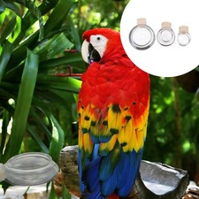Bird Feeding Dish Cage Drinkers Pet Food Cup Coop Bath Accessory